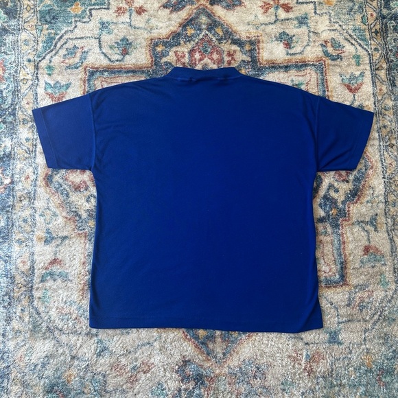 Vintage Perspective Logo Blue Pocket T-shirt Large - Picture 2 of 5